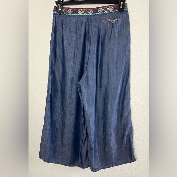 Desigual Embroidery/Sequences Wide Leg Cropped Pants - Picture 5 of 13